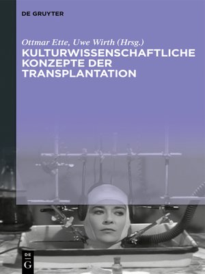 cover image of Kulturwissenschaftliche Konzepte der Transplantation